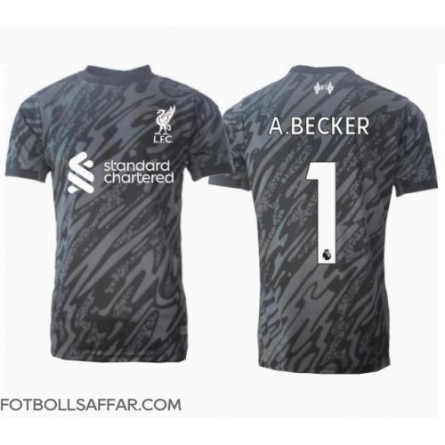 Liverpool Alisson Becker #1 Målvakt Hemmatröja 2024-25 Kortärmad